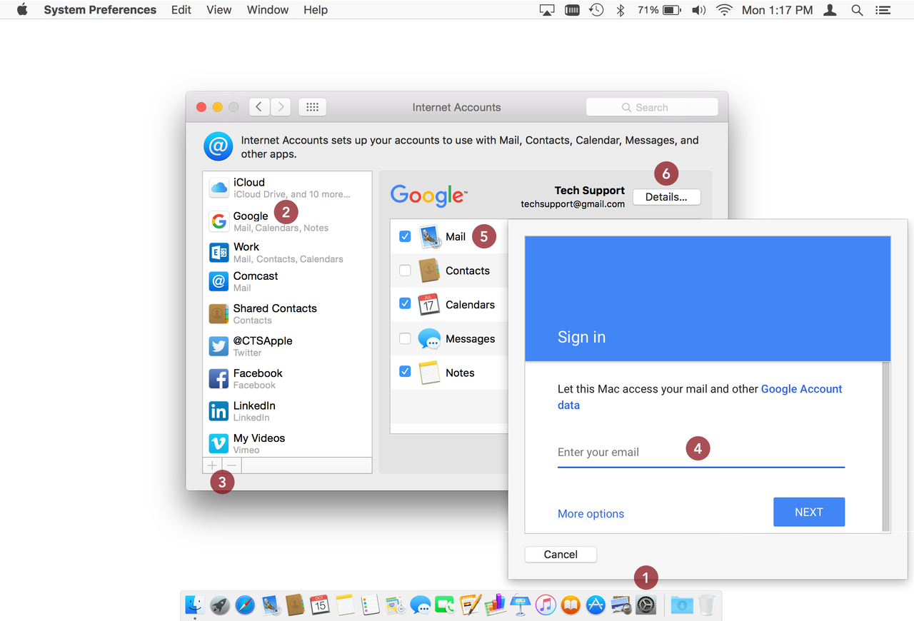 configure google mail for mac mail